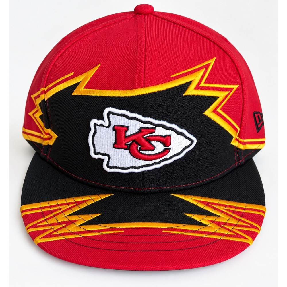 New Era 59FIFTY Kansas City Chiefs NFL Break out Red Hat 7 1/2 Fitted NWT $48